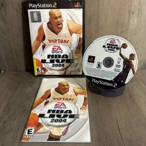 NBA Live 2004 Sony PlayStation 2 PS2 Game Complete In Box CIB EA